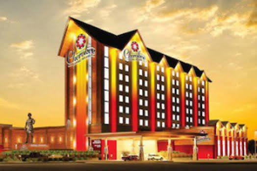 Cherokee Casino Hotel Roland Buitenkant foto